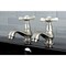 Kingston Brass KS1108BEX Basin Tap Faucet W/ Cross Handle, Brushed Nickel KS1108BEX - alternate 2